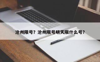 沧州限号？沧州限号明天限什么号？