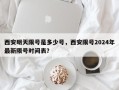 西安明天限号是多少号，西安限号2024年最新限号时间表？