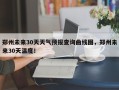 郑州未来30天天气预报查询曲线图，郑州未来30天温度！