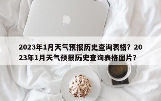 2023年1月天气预报历史查询表格？2023年1月天气预报历史查询表格图片？