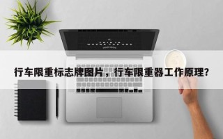 行车限重标志牌图片，行车限重器工作原理？