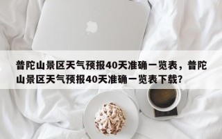 普陀山景区天气预报40天准确一览表，普陀山景区天气预报40天准确一览表下载？