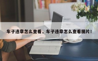 车子违章怎么查看，车子违章怎么查看图片！