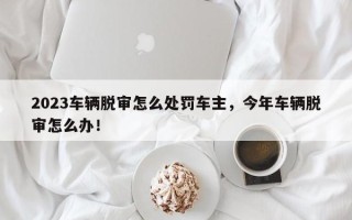 2023车辆脱审怎么处罚车主，今年车辆脱审怎么办！