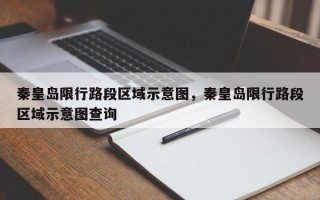 秦皇岛限行路段区域示意图，秦皇岛限行路段区域示意图查询