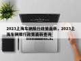 2023上海车辆限行政策最新，2023上海车辆限行政策最新查询