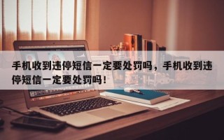 手机收到违停短信一定要处罚吗，手机收到违停短信一定要处罚吗！