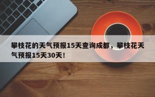 攀枝花的天气预报15天查询成都，攀枝花天气预报15天30天！